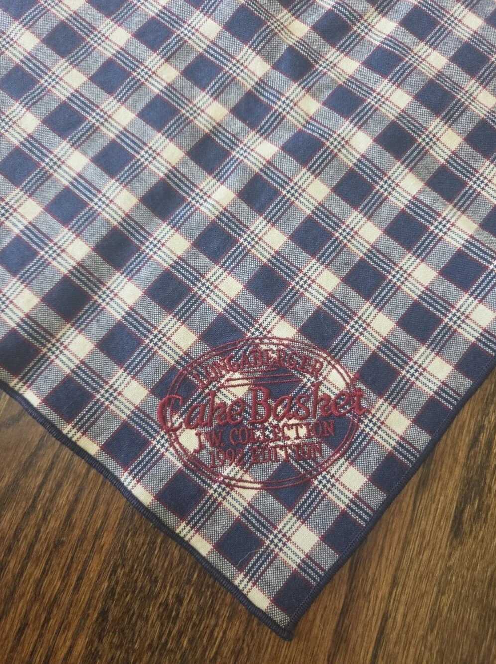 1992 Longaberger Cake Basket Liner.